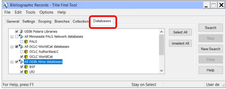 Searching other databases