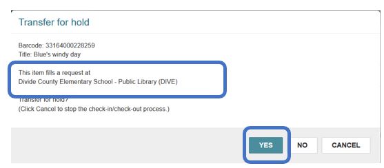 Fill hold dialog box 2
