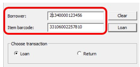 Offline circulation loan workform