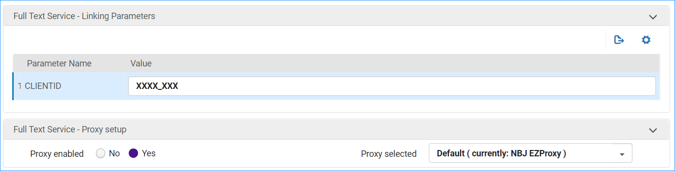 Linking Parameters