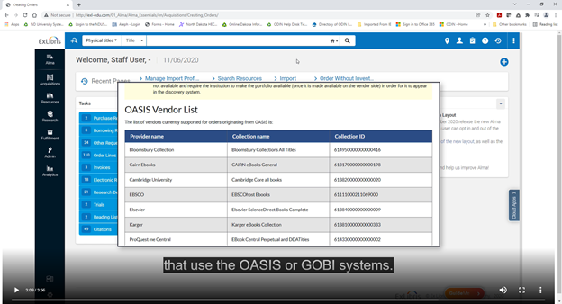 OASIS list