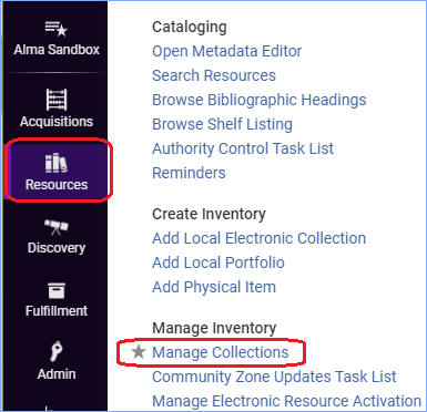 Manage Collections