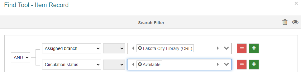 Assigned branch circ status available image