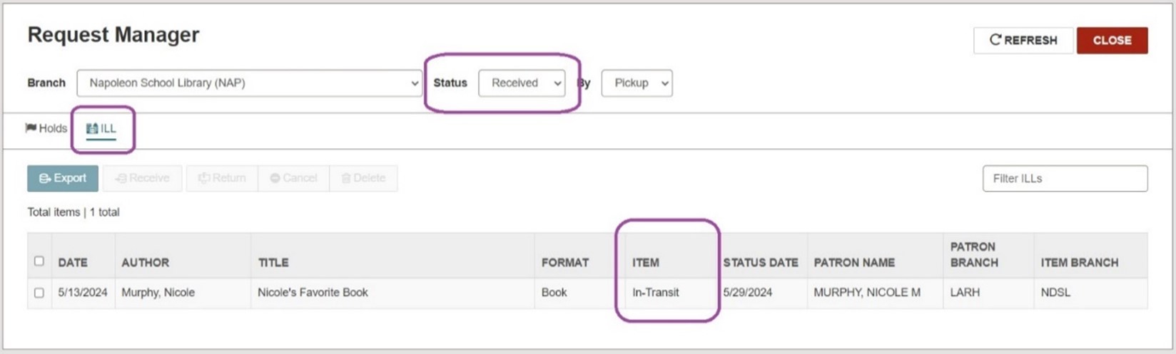 Request manager