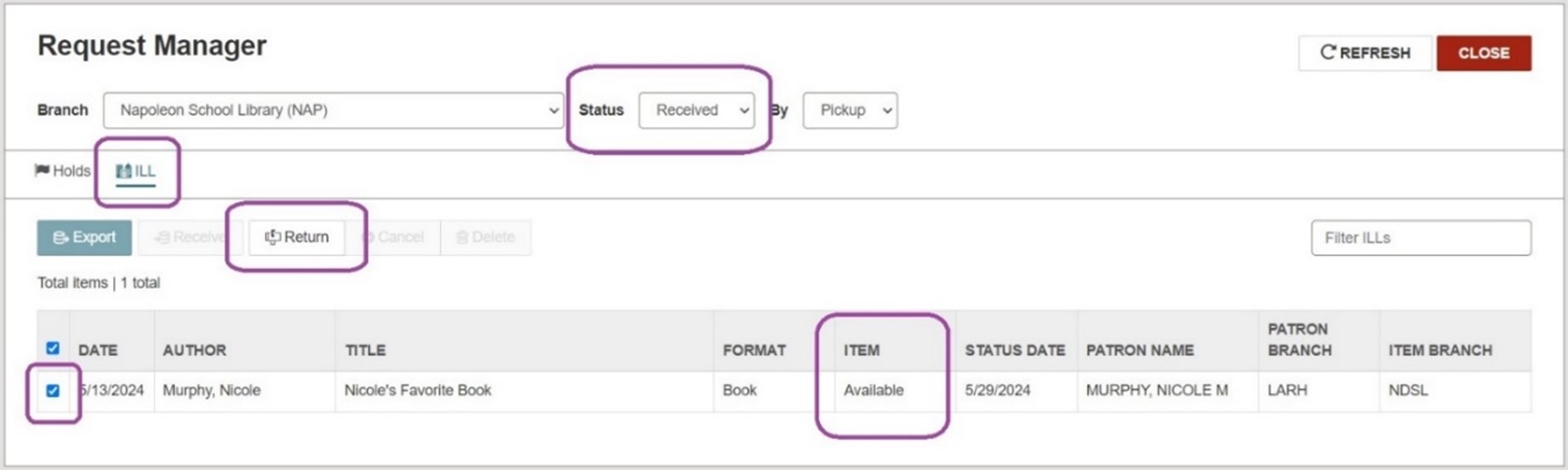 Request manager