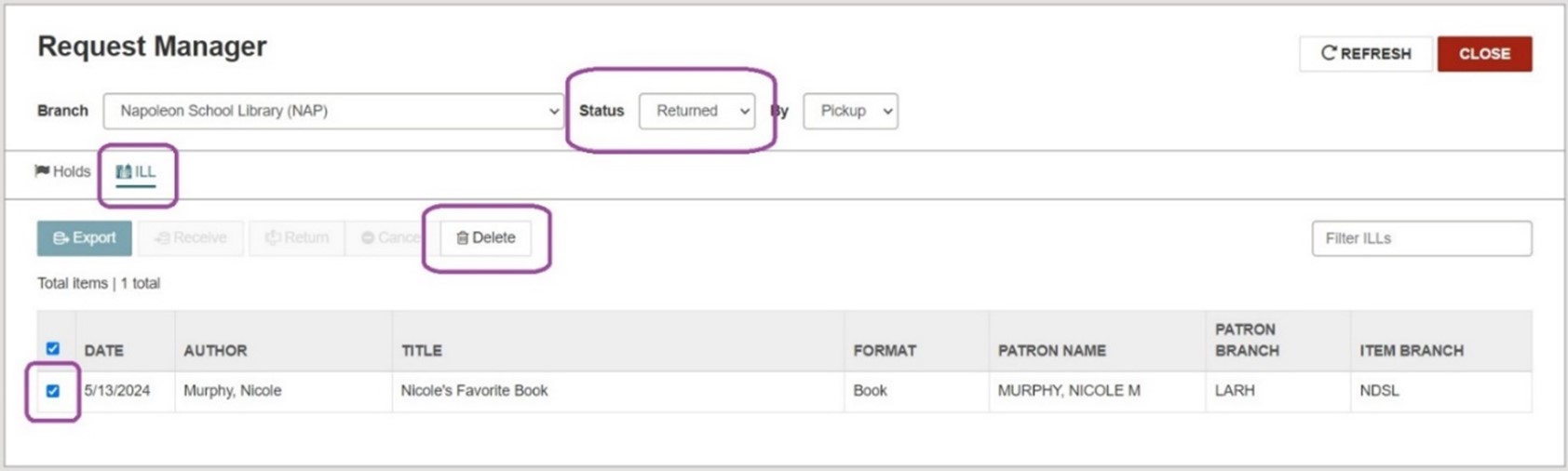 Request manager
