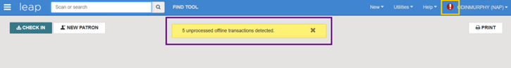 Transactions detected