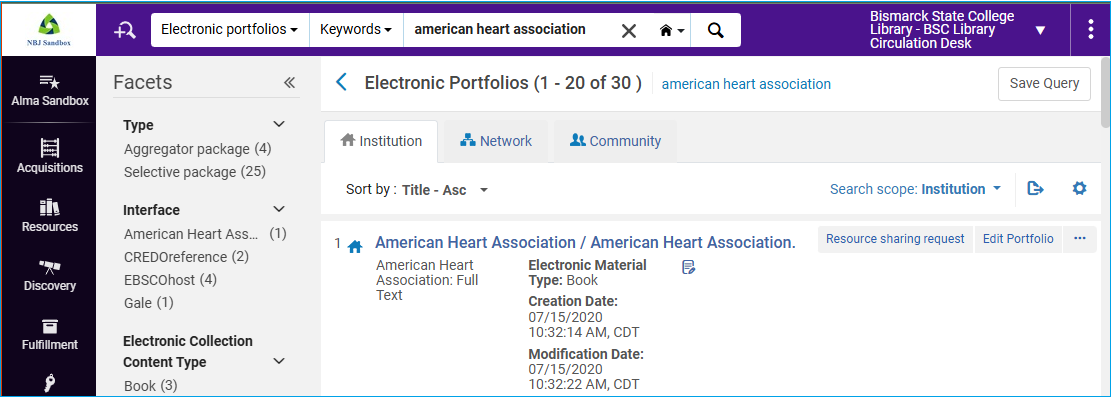 Screenshot of standalone portfolio