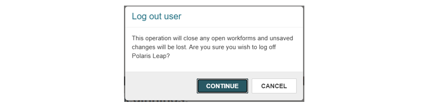 Log out user