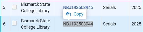 Image of copying the barcode