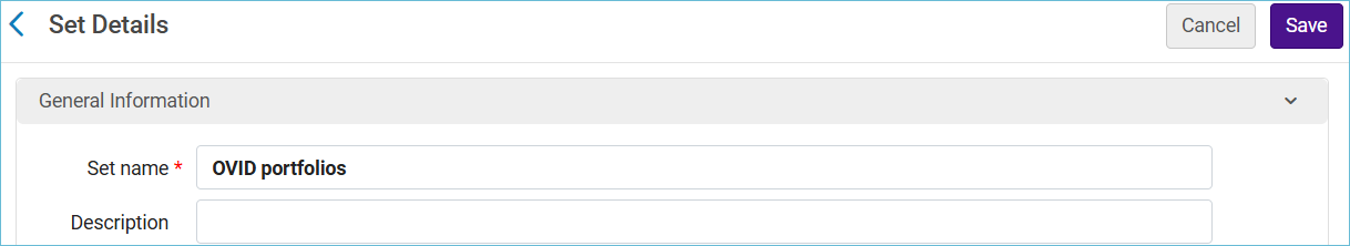 Image of giving a set a name