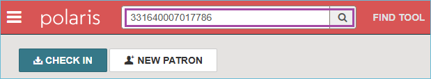 Image of the barcode search