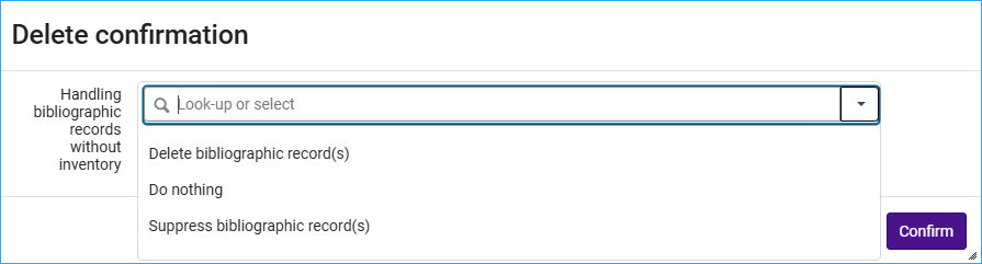A screenshot of the delete confirmation message.