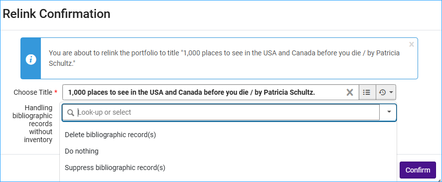 A screenshot of a search results for the target title for the portfolio.