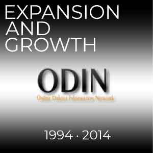 The years of ODIN from 1994-2014